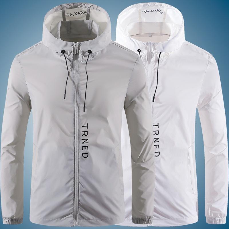 Sun Protection Clothing Men 'S Ice Silk Summer Thin Breathable Sun Protection Clothing Jacket 