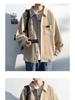 2025 Spring/Autumn Men's Thickened Japanese-Style Casual Long-Sleeve Shirt Jacket