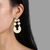 European and American Personalized Exaggerated Stud Earrings, Gold Niche High-end Light Luxury Earrings, Earrings.