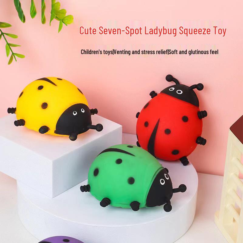 

Ladybug Simulation Slow Rebound Stress Relief Toy for Kids