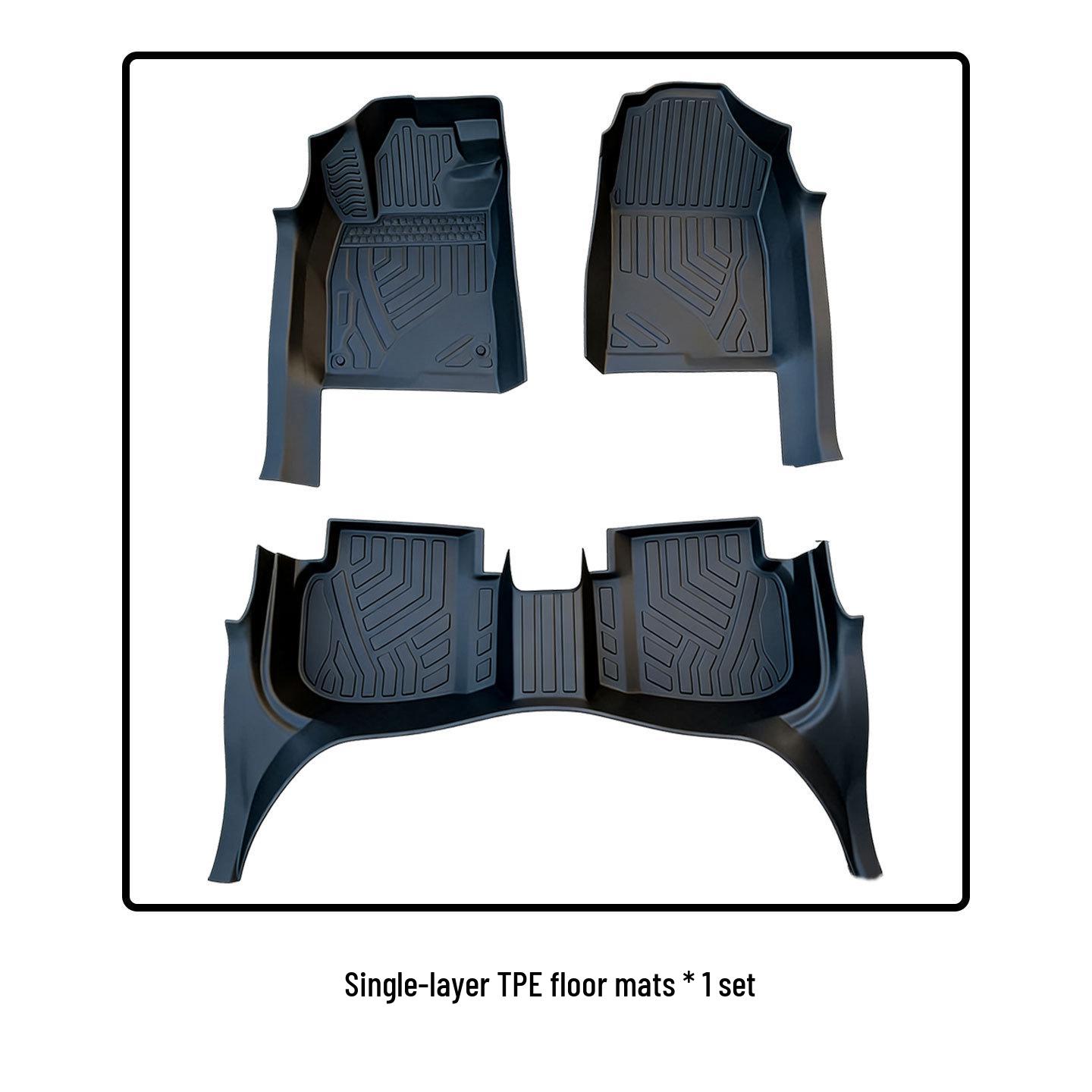 

Eco-friendly Odorless TPE Floor Mats & Door Sill Protector for Honda Civic Type R