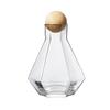 Nordic Colorful Glass Water Kettle with Natural Wood Ball Lid Clear Cold Water Jug Juice Beverage Pitcher Home Drinkware
