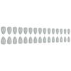 LHSD-30 Short Almond Glossy False Nails Set - 30 Detachable Pieces