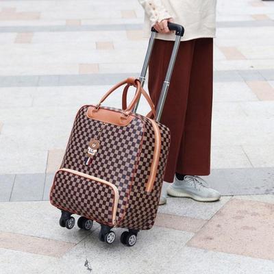 Damen Große Wasserdichte Trolleytasche mit Universalrädern
