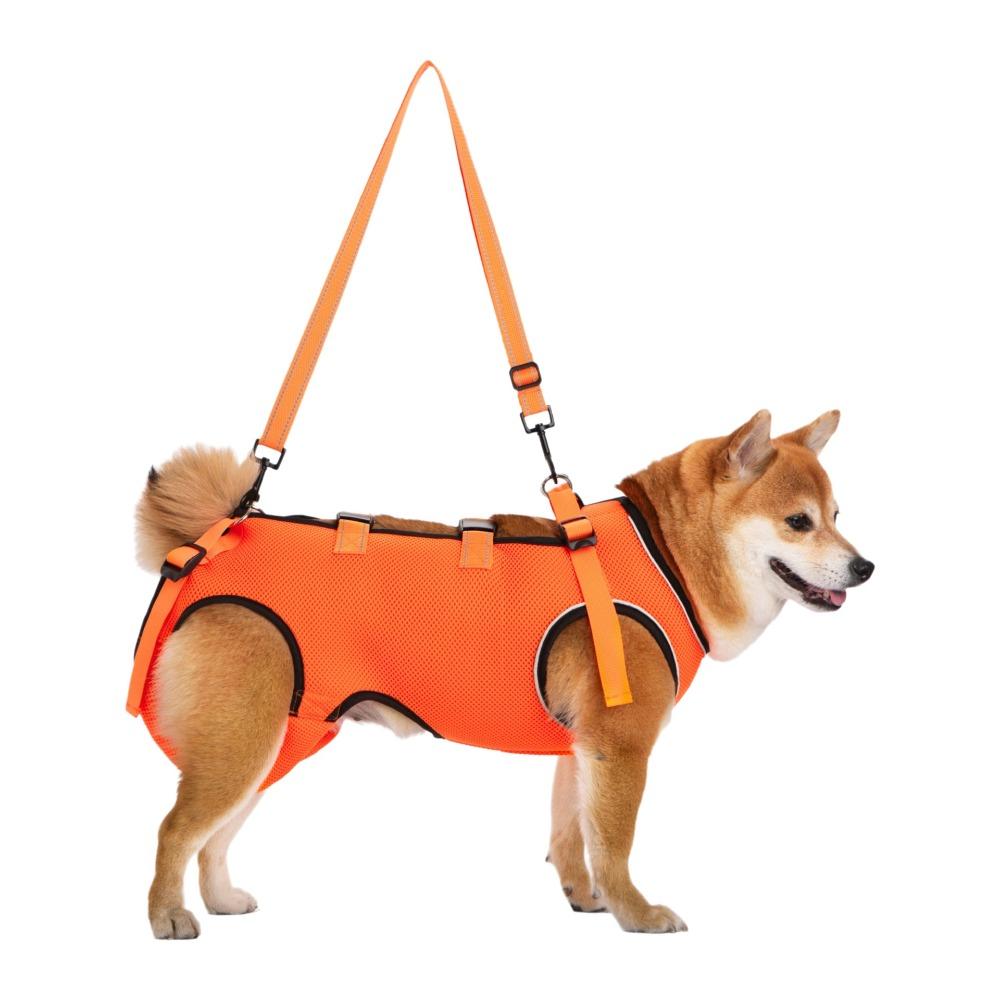 

Mobility Aid Dog Assistance Strap Breathable Pet Rehabilitation Harness Joint Injuries XS помаранчевий