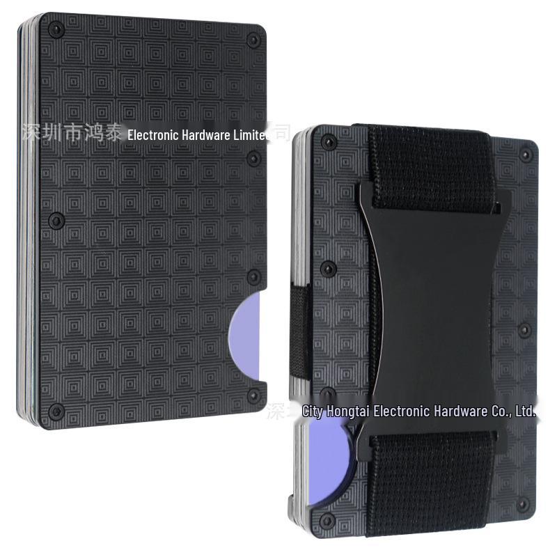 New RFID Blocking Carbon Fiber Wallet with Money Clip
