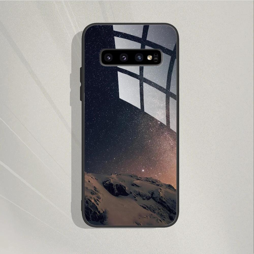 For Samsung Galaxy S10 S 10 Plus S10E Case Shockproof Tempered Glass Case Hard Back Cover Funda For Samsung S10 Case S 10 Bumper