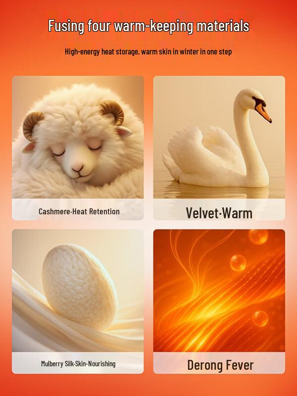 Men's Thick Cashmere Thermal Long Johns