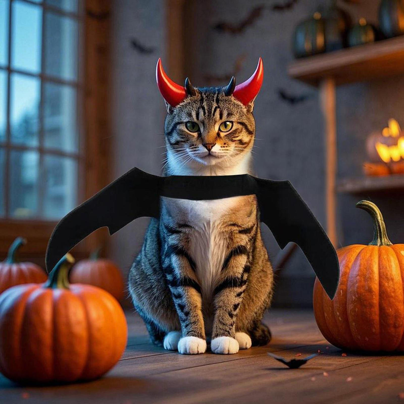 

Halloween Pet Costume Decoration Cute Clothes Accessories Funny for Puppies Dogs Rabbits