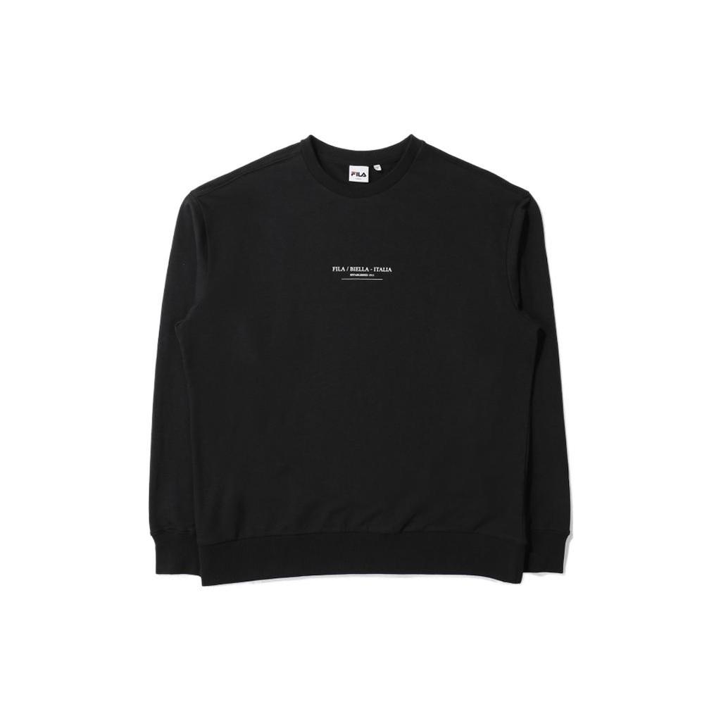 New FILA Sweatshirts Men's Black FS2POE1110X-BLK