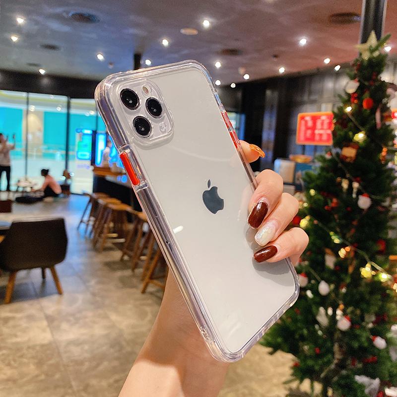 Koupit Soft Transparent Square Phone Case For Iphone 11 12 Mini 12 Pro Max Xs X Xr Max 7 8 Plus Se Shockproof Clear Cases Cover Za Dobrou Cenu Doprava Zdarma Skutecne Recenze S Fotkami Joom