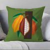 Simple Flower Art Pillow Case Anti-dustmite Pillowcase Invisible Zipper Silky Short Plush Sofa Cushion Cover
