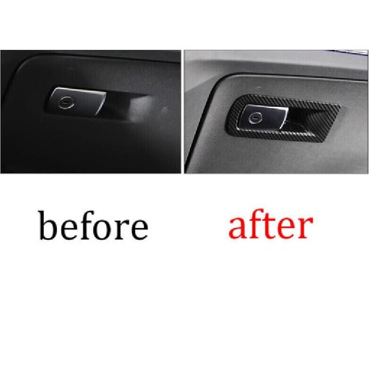 For BMW X3 G01 X4 G02 2018-21 Carbon Fiber Co-Pilot Storage Box Handle Bowl Trim