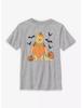 Winnie The Pooh Spooky Pumpkin Pooh Youth Tshirt Sport Gray