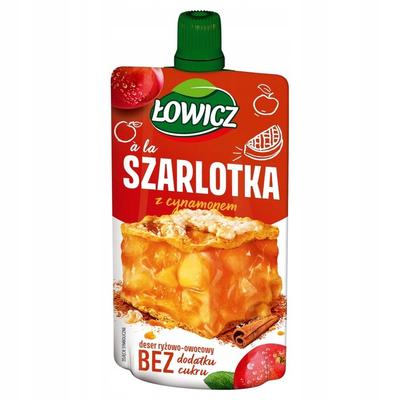 Łowicz Reis-Frucht-Dessert Apfelkuchen-Art Mit Zimt 100 G