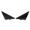 1 Pair Rear View Mirror Triangle Mirror Decorative Plate Bright Black 1SH17KX7AA 1SH16KX7AA For Fiat 500 2012-