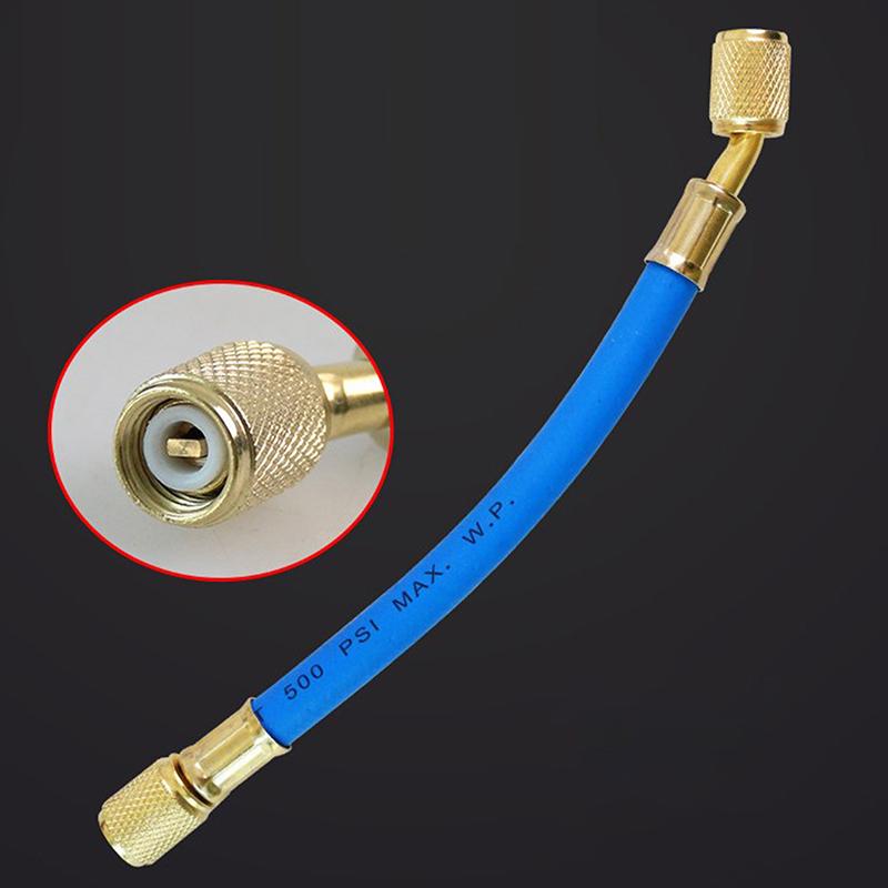 Car A/C Oil/Dye Injector 30Ml 1Oz With Low Side Quick Coupler Adapter 1/4 Air Conditioning Automotive Oiler Injection Syringe