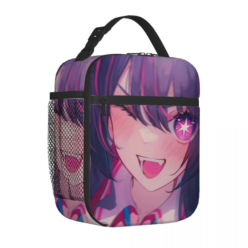 Oshi No Ko Anime-Lunchtasche, tragbar, aus dicker Aluminiumfolie isoliert, wasserdicht, ideal als Geschenk.