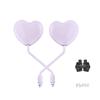 8mm Cute Heart Shape Motorcycle Rearview Mirror HD Anti-Glare Universal Electric Bike Scooter Battery Car Convex Mirror Decor