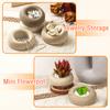 3D Candlestick Concrete Silicone Molds Irregular Stone Shape Candle Holder Ornaments Cement Plaster Resin Craft Mould Home Decor