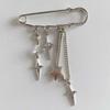 Pin Star Chain Charm Keychain Sweet Cool Lovely Pendant Hangings Y2K Ornament Keyring Brooch Backpack Decoration for Women Girls