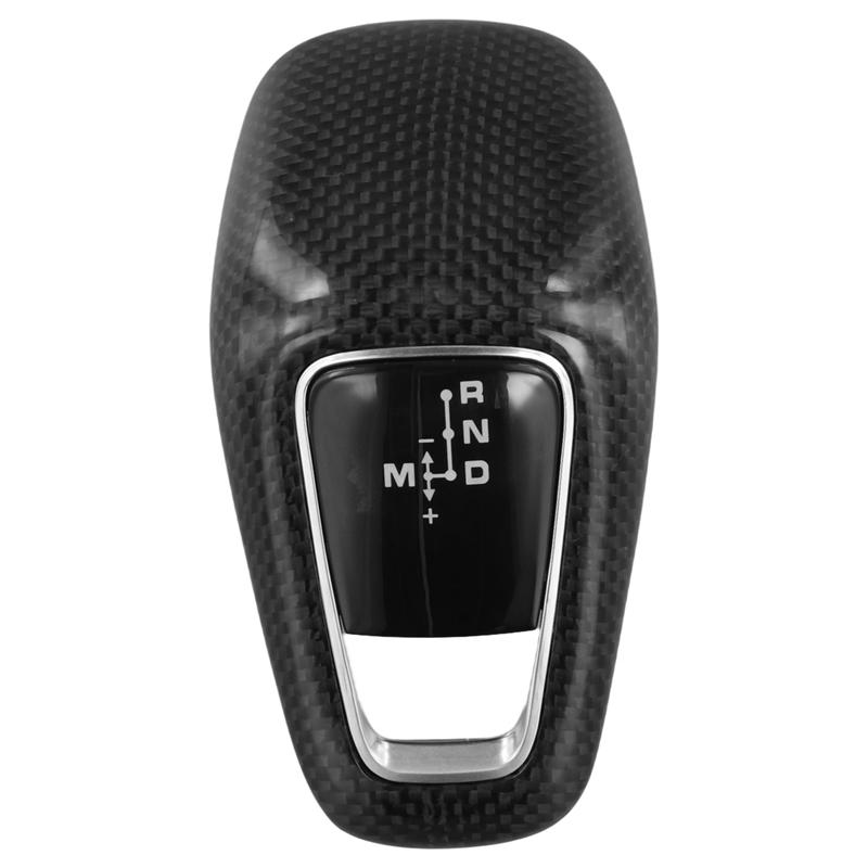 ABLZ-Replacement Real Carbon Fiber Car Gear Head Suitable Knob Car Interior Trim Parts For Porsche As Shown for Cayenne