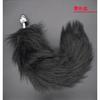 New Flexible L40cm Fox Tail Butt Plug with Curved Design Small Metal Anal Plug Sex Party Performance Couple Sex