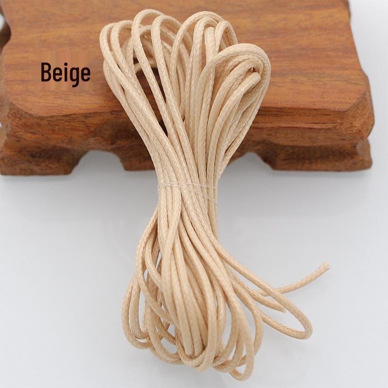 Korean Wax Cord for DIY Jewelry: 2.0MM Snake Pattern Leather Rope for Bracelet & Necklace Weaving