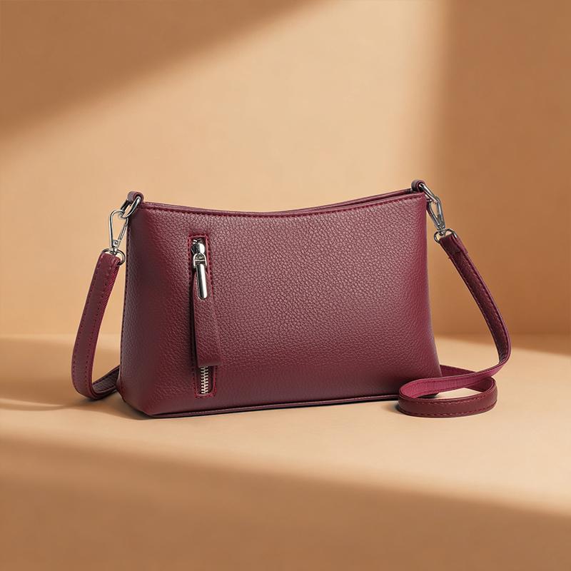 A Sleek and Fashionable Women's Messenger Bag, A Stylish Cross-body Bag, Featuring Multiple Compartments, Ideal for Daily Use, Shopping, and Commuting