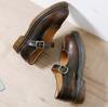 [MIDIRO] Loafers for Women - Mary Shoes - Cute Lolita Style - Suitable for Hakama - Comfortable to Walk In - Thick Sole - Water-Repellent - Quick-Dryi