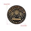 Sun Moon Array Pendulum Plate Crystal Energy Boards Engraving Pattern Decor