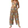 Women's Casual Jumpsuit Sleeveless Easter Print Jumpsuit