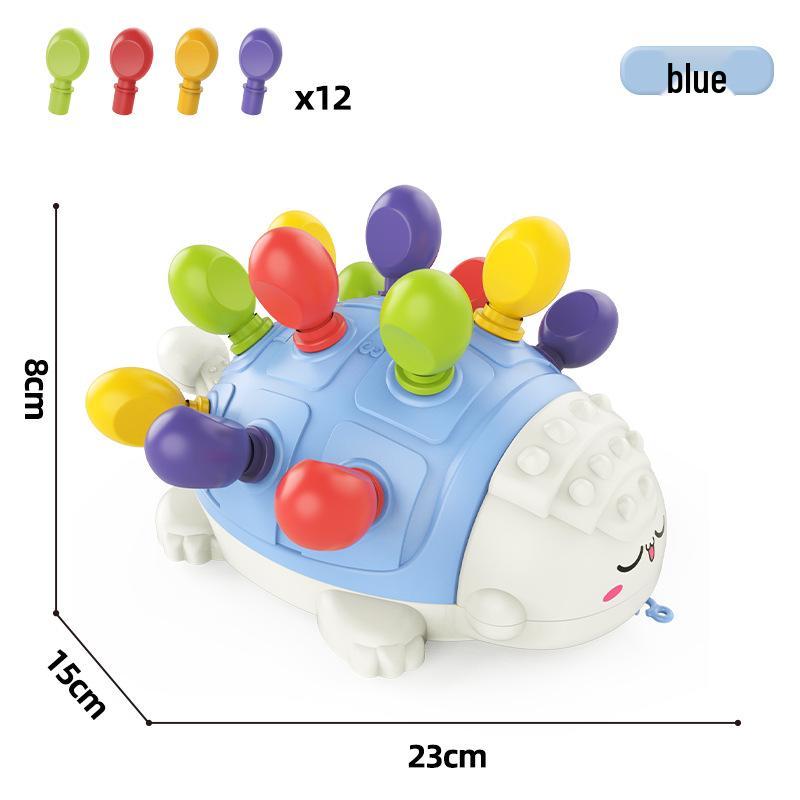 

Развивающая игрушка-ежик с взаимосвязанными деталями для тренировки пальцев для раннего обучения