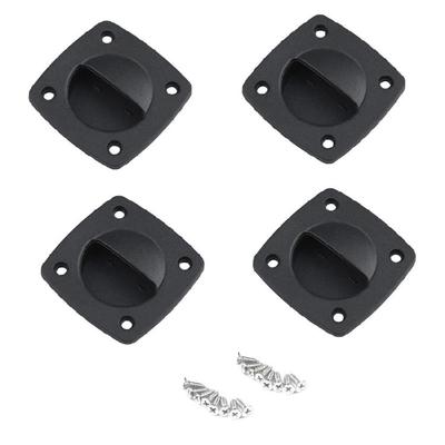 4pcs Marine Nylon Hatches Handles Corrosion Resistant Flush Hatches Handle Stable Pull Handle Set for Various Sea Crafts