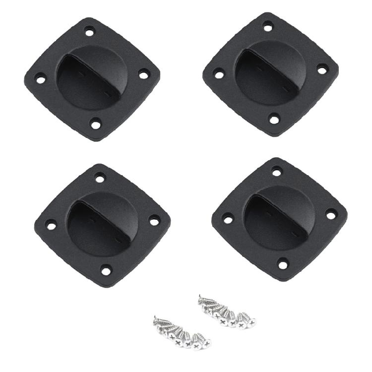 

Pack Of 4 Nylon Boat Hatches Lift Handles Fishing Vessel Pull Handle set Designed for Long Term Use In Marine Condition 1
