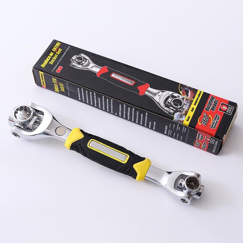 48-in-1 Wrench 360° Swivel Head Wrench Home Machine Repair Tool