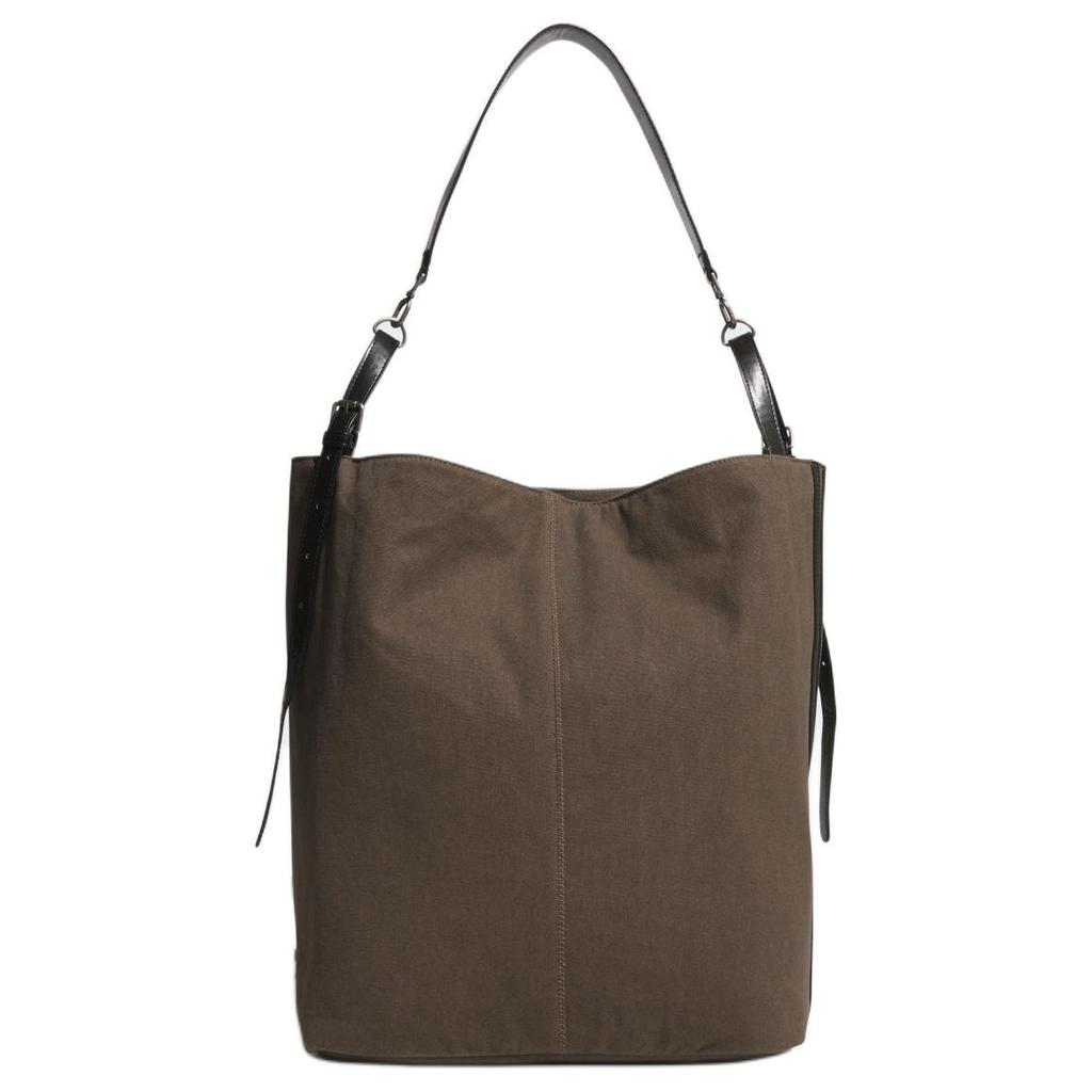 Adidas Originals Canvas Tote Bag, Shopping Bag, Shoulder Bag Unisex Tan KT0862