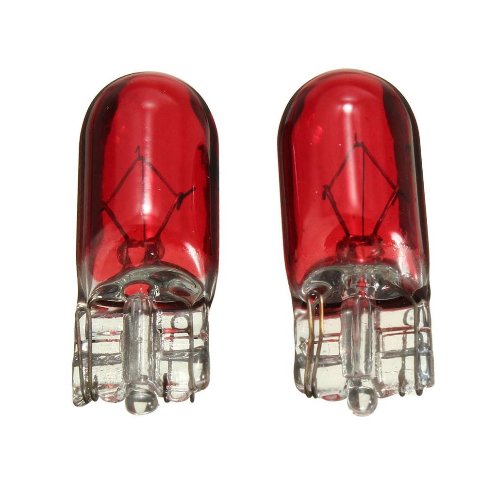 2/10PCS 12V 3W T10 501 W5W Wedge Type Indicator Bulbs Car Turn Signal