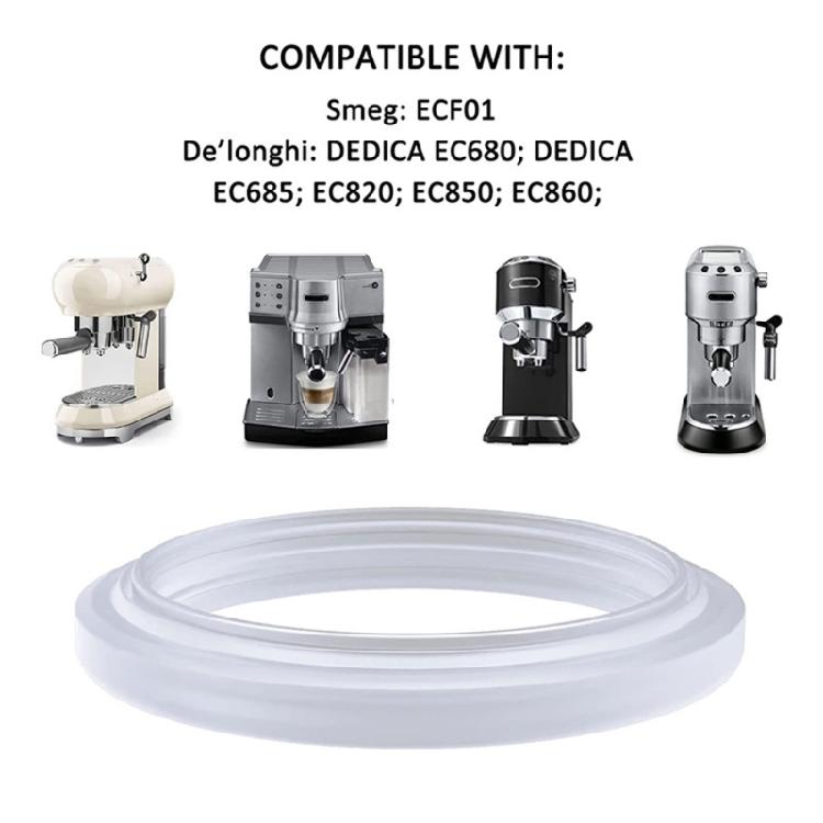 2/4x Silicone Steam Rings Silicone Gasket for EC685/EC680/EC850/EC860 Espresso