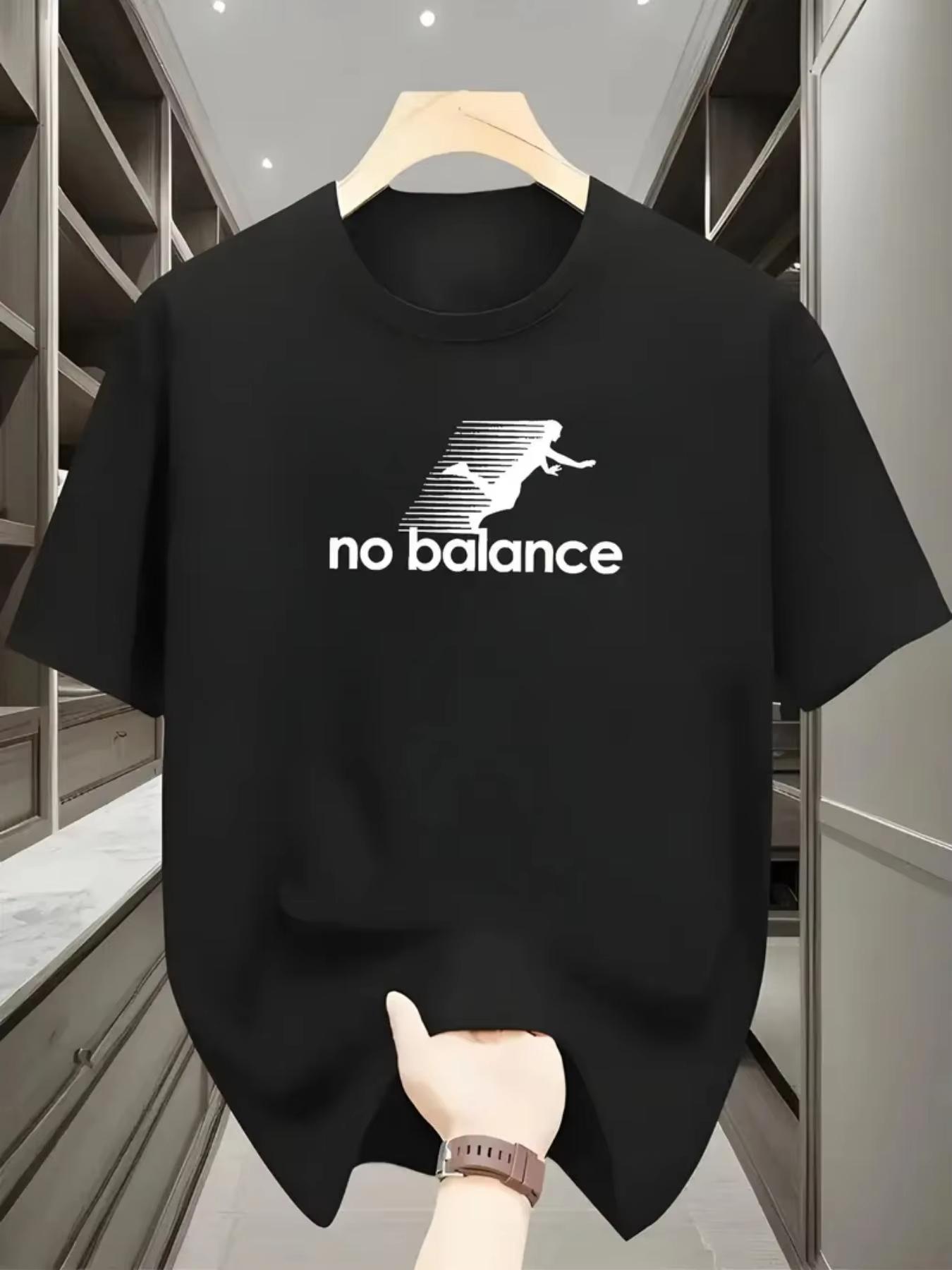 

2026 Cotton Summer Unisexs T Shirt Soft Breathable Fabric No Balance Letter Pattern Print Versatile Item Suitable Daily Commuting M