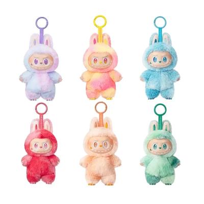Labubu Esmalte Monstruo Macaron Serie Alta Energía 3ª Generación Caja Ciega Juguete Regalo Sorpresa con Llavero para Colgar en Mochila Muñeca de Vinilo