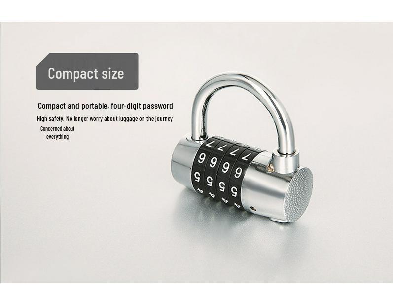 Zinklegierung 4/5-stellige Zahlenschloss Diebstahlschutz für Fenster und Türen