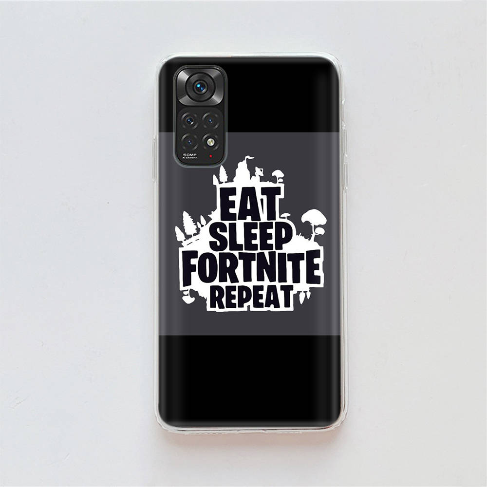 RT89 Fun Fortnite Hülle für Samsung A04 A14 A23 A34 A54 M23 M33 M52 M53 Realme 10 9 C30S C35 C55 VIVO Y02S Y21 Y33S Y51 X80 Pro Klare Abdeckung
