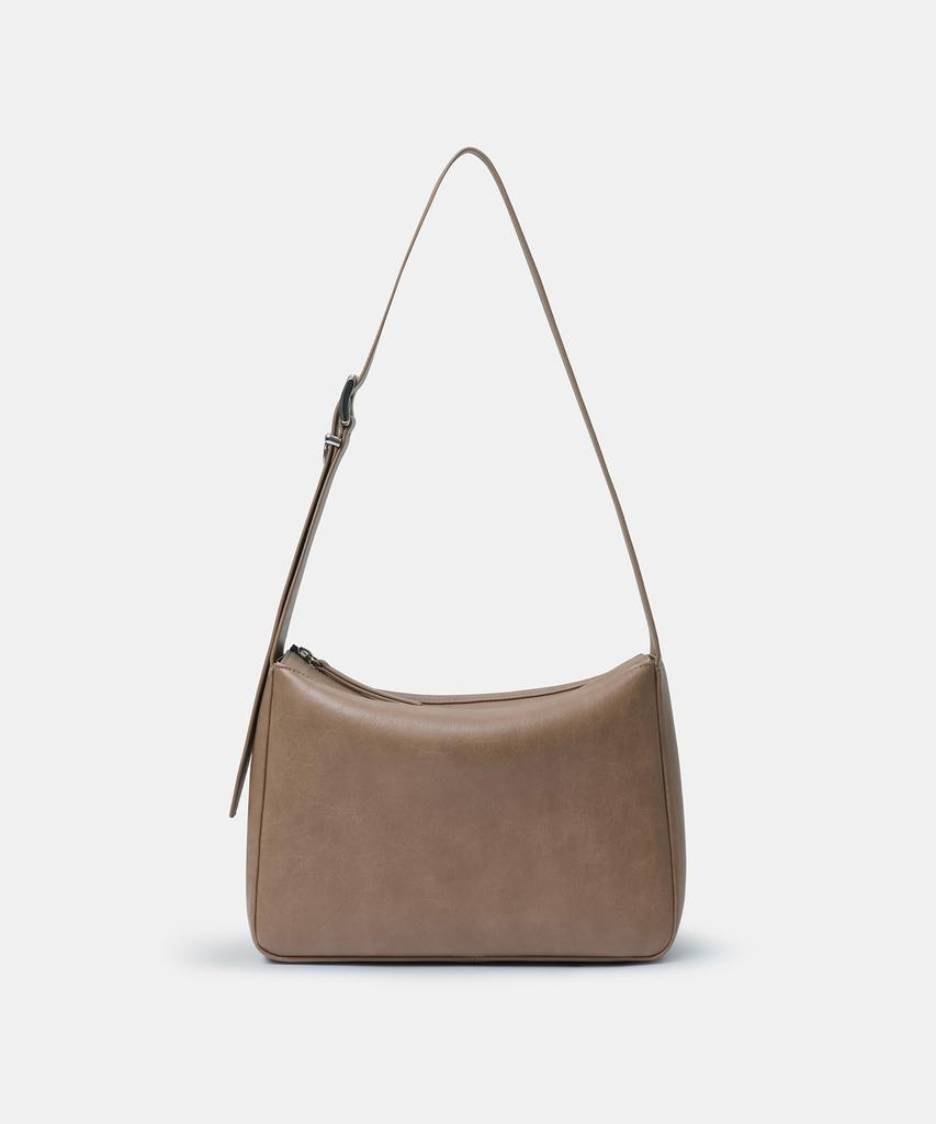 Musinsa Standard Woman Women'S Soft Box Shoulder Bag [Taupe]