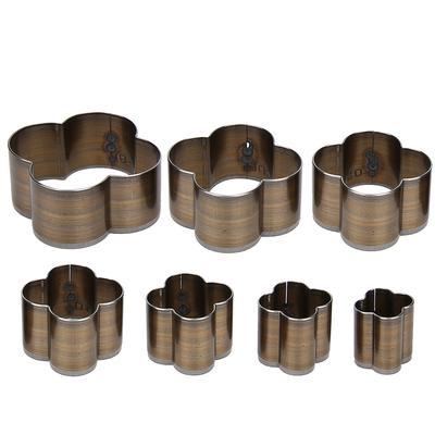7 Stück Leder Stanzform Hochkohlenstoffstahl Lederschneidform DIY Handgemacht Stanzform