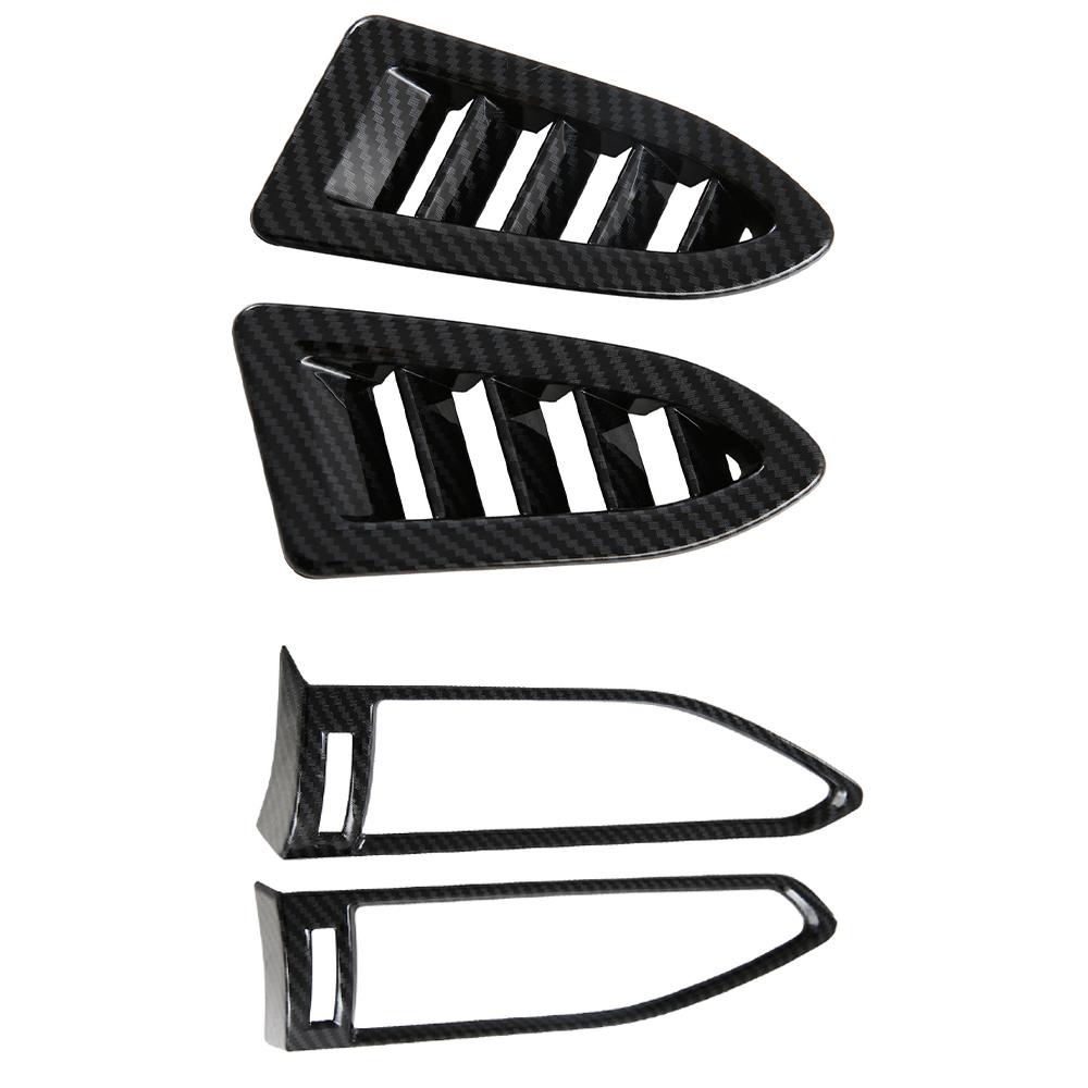 2pcs ABS Imitate Carbon Fiber Front Side Air Vent Cover For Subaru Crosstrek 2026 2026 Front Up Upper Air Vent Cover