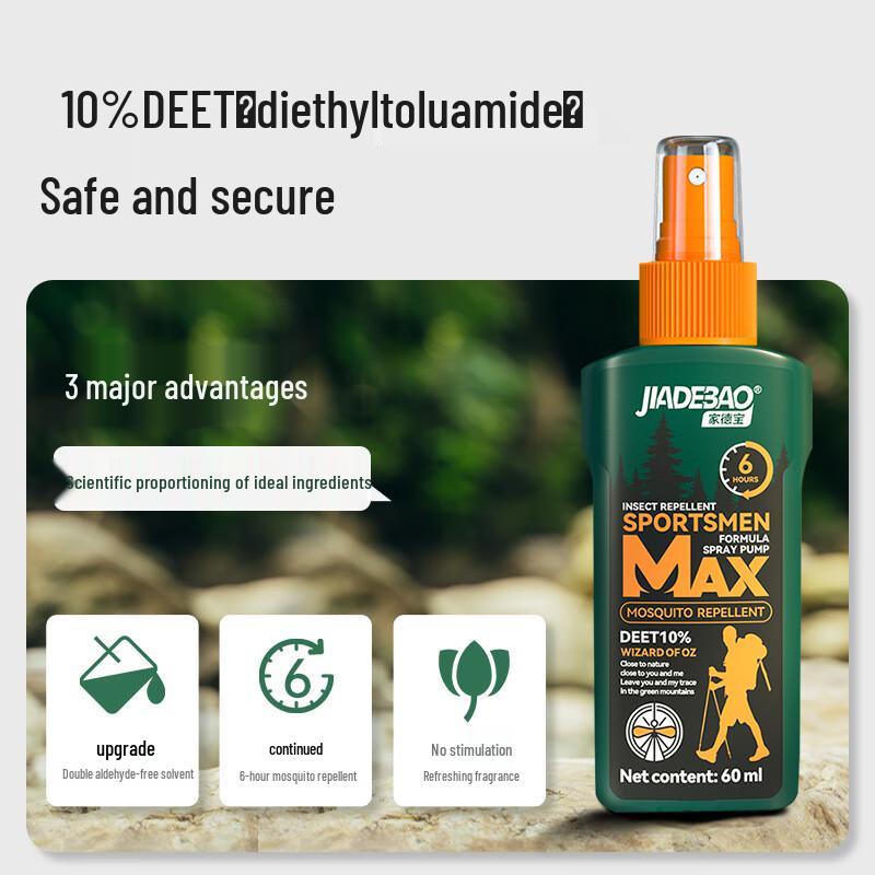 JIADEBAO Outdoor Mosquito Repellent Spray
