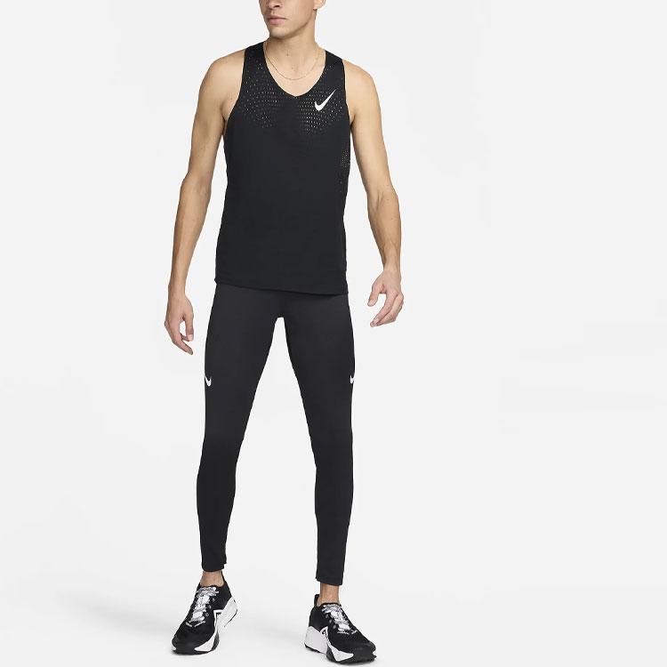Nike Aeroswift Logo Comfort Sports Long Pants Men bottoms Black FN3367-010