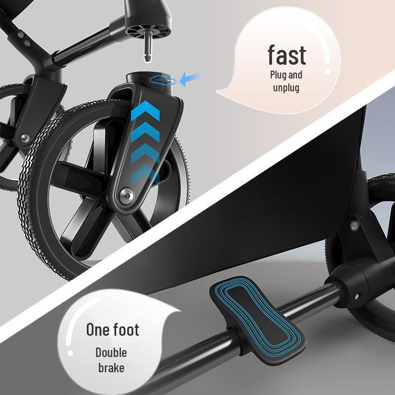 Bello Leichter Faltbarer Haustierwagen für Kleine Hunde und Katzen