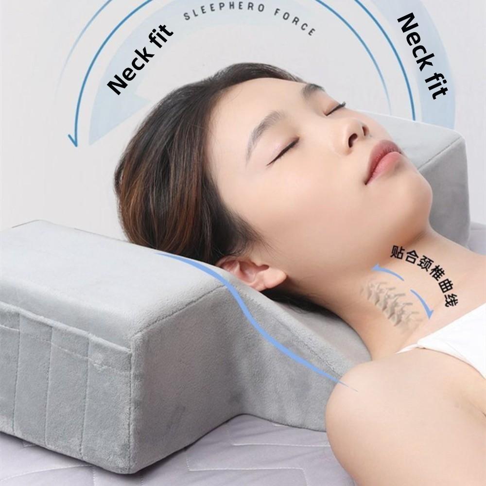 Memory Foam Eyelash Pillow Ergonomic Curve Eyelid Support Cushion Neck Support Pillow Comfortable Butterfly Shape